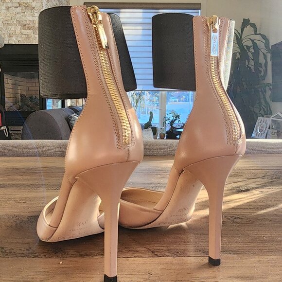 SOLD. JIMMY CHOO Calfskin Trinny 100 Pumps, Ballet Pink, US 5.5 / UK 35.5 - Picture 4 of 7